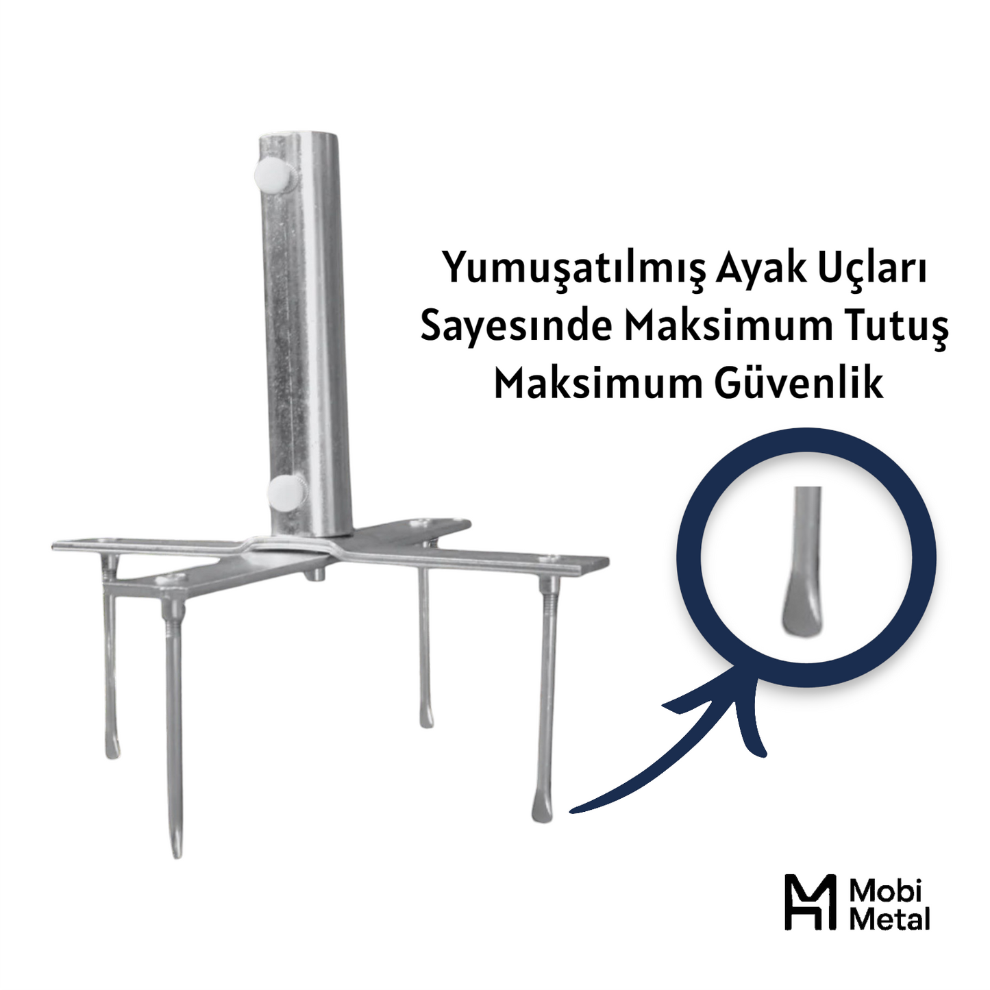 ŞemFix – Yeni Nesil Şemsiye Kazığı, Sabitleme Ayağı